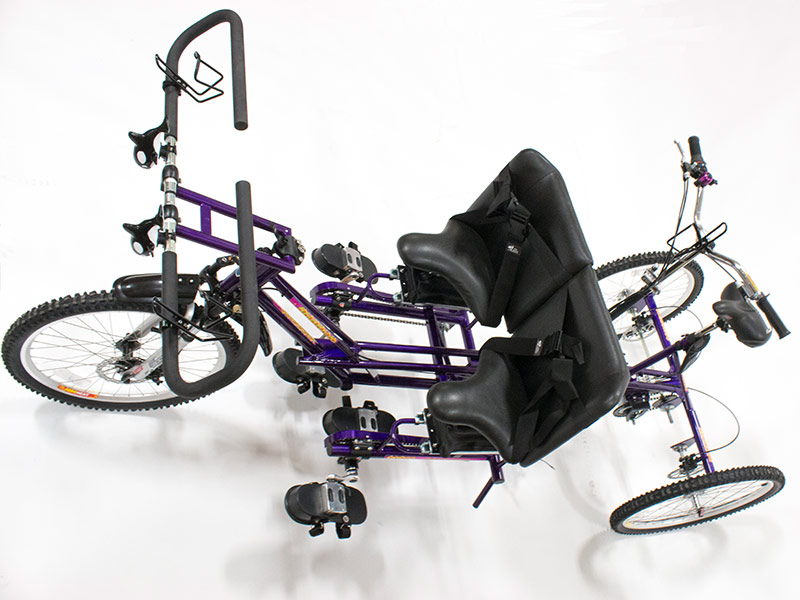 Custom Tandem for Conjoined Twin Sisters