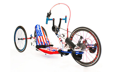 Custom American Flag Adaptive Bike